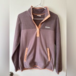 Women’s quarter snap Columbia fleece - size small!